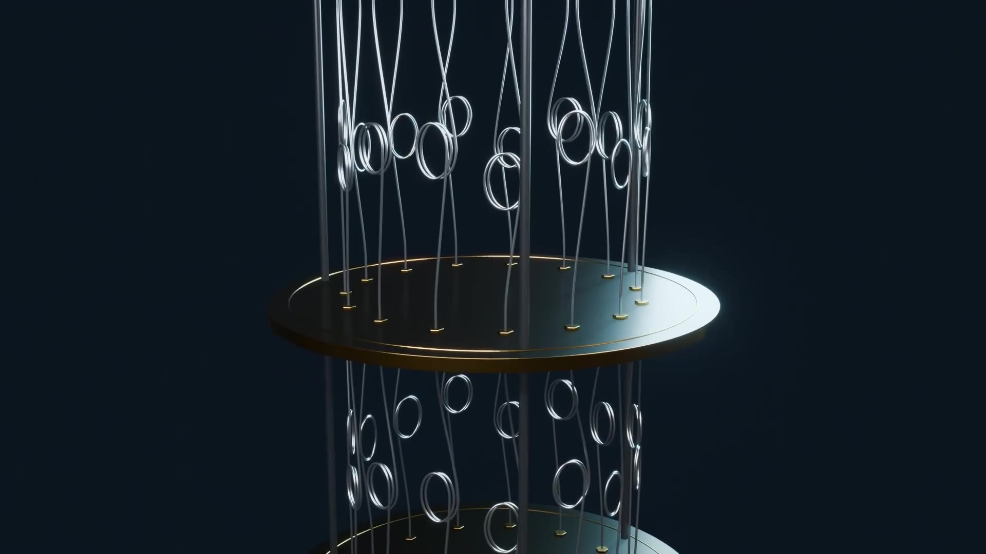 Conventional cryostat control wiring